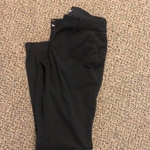 Black express dress pants barely boot 6 petite
